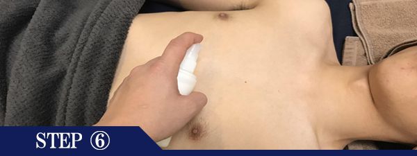 胸元脱毛Step6